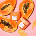 LOGO personalizzato Papaya Crema per il viso Vegano per il trucco del viso Vitamina C Papaya Cleansing Makeup Remover Balm